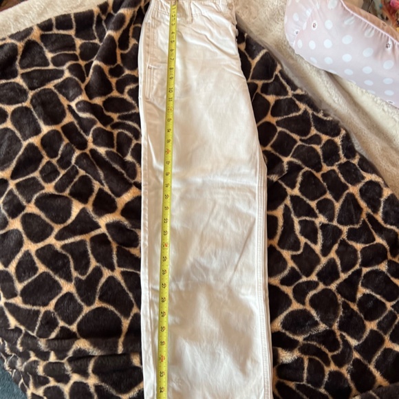 Free People Wide Leg Chino Pants 100% Cotton  SZ 4 Waist 28 Button Fly Relaxed - Picture 12 of 16